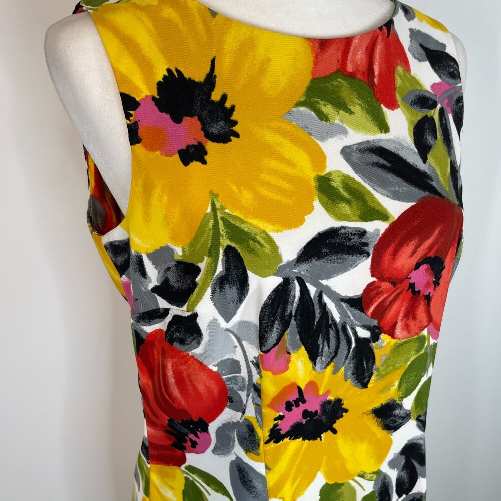 AGB Floral Sleeveless Dress size 10 - Picture 2 of 4